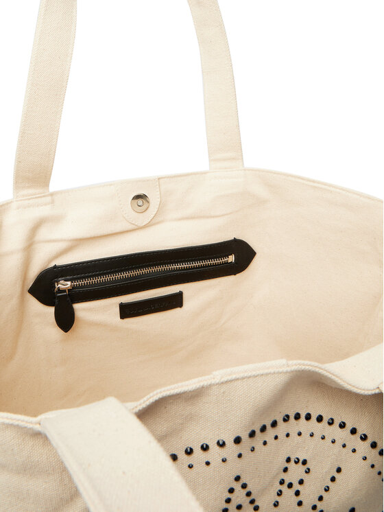 KARL LAGERFELD Torebka KARL LAGERFELD B2W50075 Kremowy