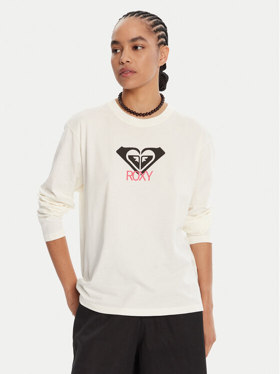Roxy Roxy Blusa Hangloose Art Ls ERJZT06035 Écru Regular Fit