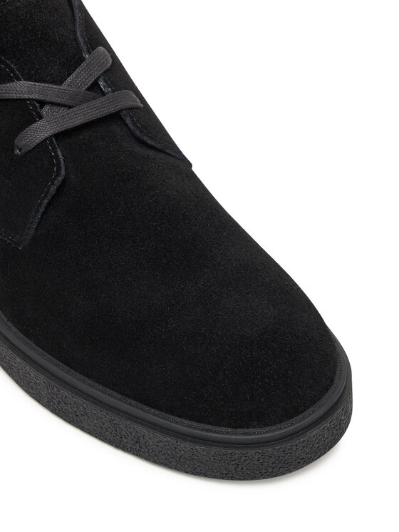 Calvin Klein Сникърси Calvin Klein Text Rubber Desert Boot Su HM0HM01978 Черен
