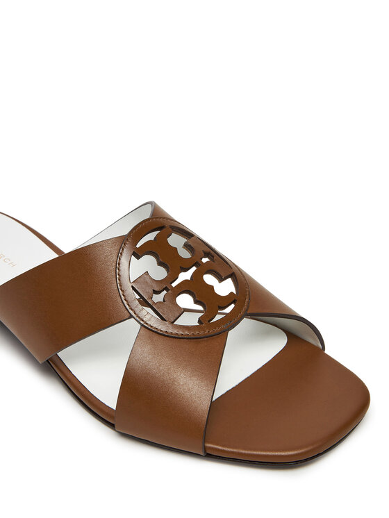 Tory Burch Шльопанці Tory Burch Miller 162574 Коричневий