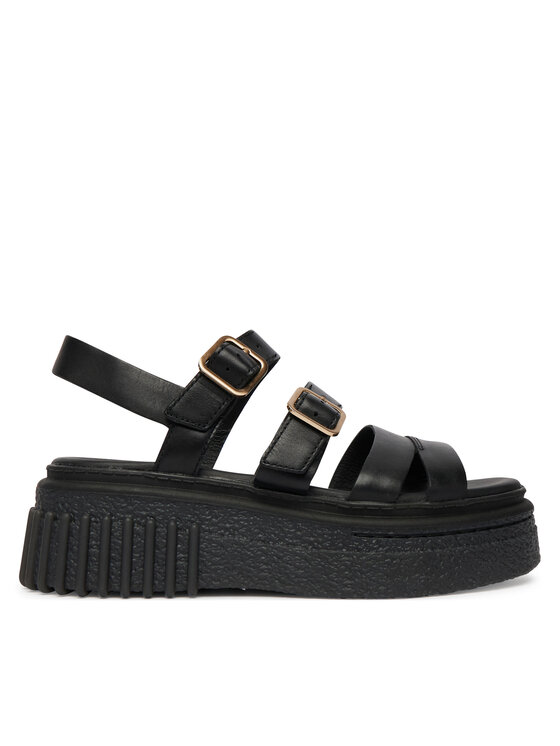 Clarks Босоніжки Clarks Evamar Strap 26185888 Чорний