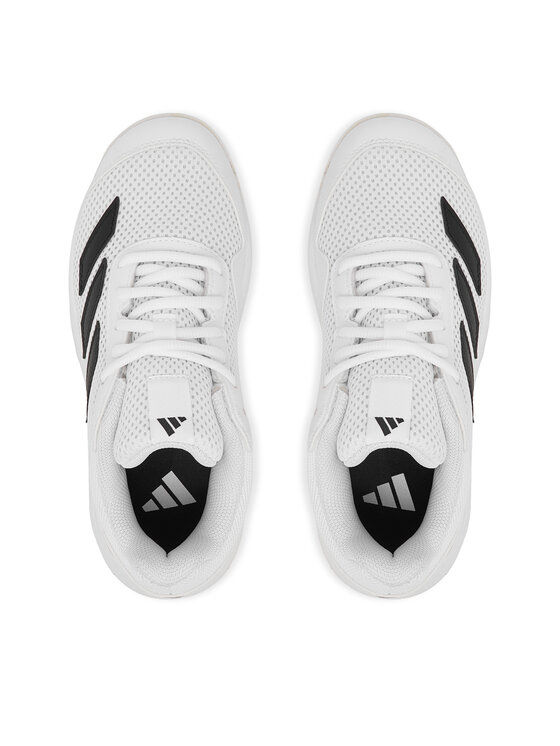 adidas Buty do tenisa adidas Courtflash Tennis Shoes Kids KK3865 Biały