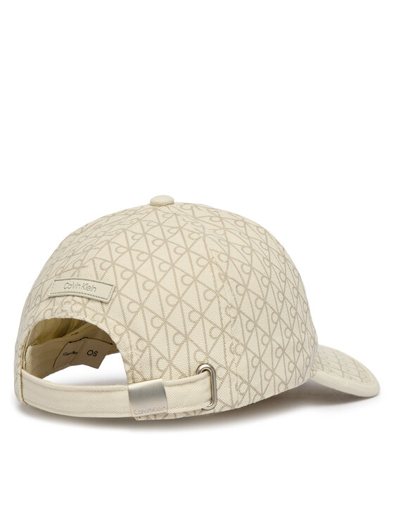 Calvin Klein Kapa s šiltom Calvin Klein LV04F5036G Écru