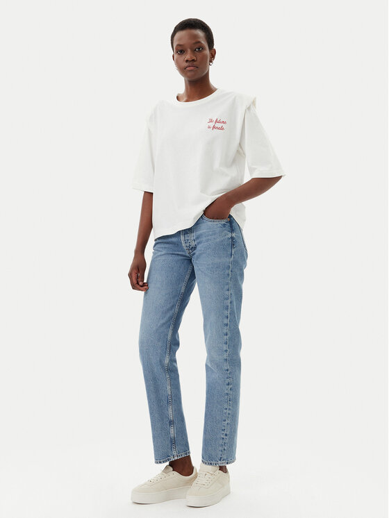 ViCOLO ViCOLO Футболка RD0013 Білий Regular Fit