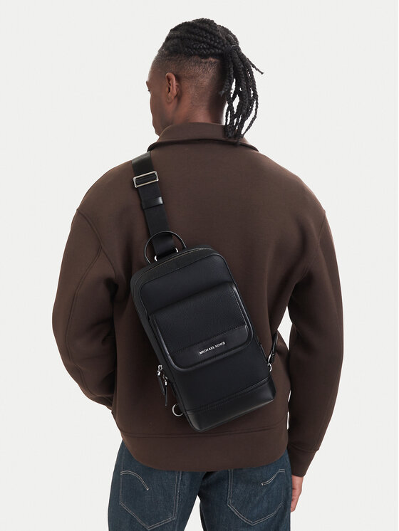 MICHAEL Michael Kors Плоска сумка MICHAEL Michael Kors Jet Set 33S6LJSC2L Чорний