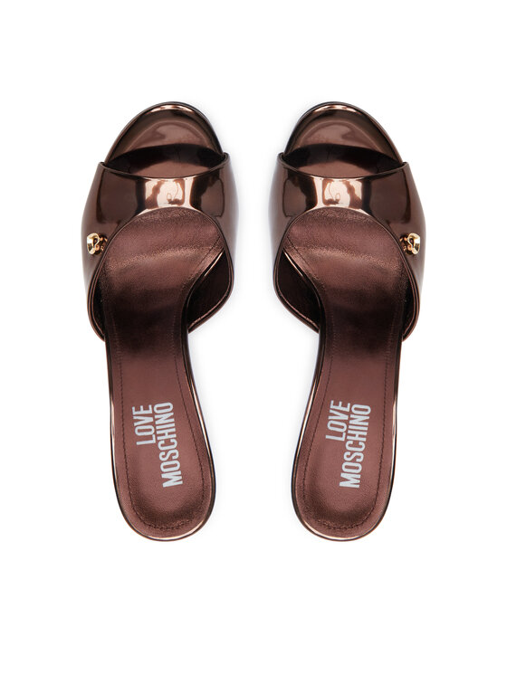 LOVE MOSCHINO Klapki LOVE MOSCHINO JA28209G0OJE0203 Czarny
