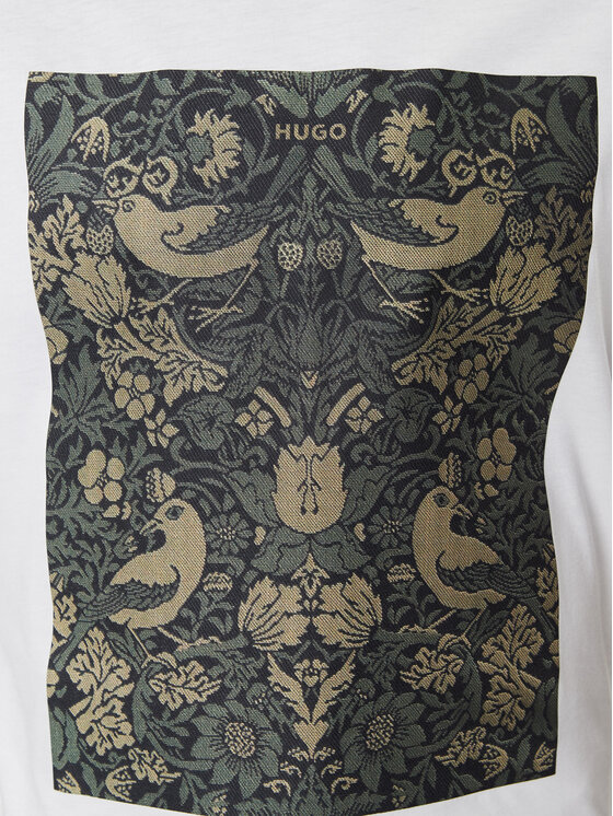 HUGO HUGO Camiseta Dipasly 50545363 Blanco Relaxed Fit