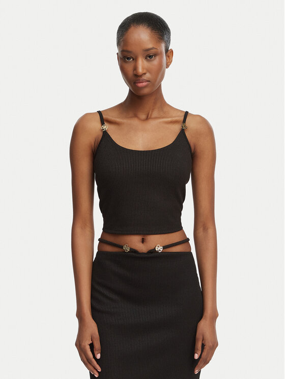 Guess Guess Top E6GP01 KG322 Negro Slim Fit