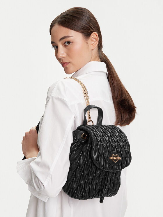 Plecak LOVE MOSCHINO JC4015PP1NLH0000 Czarny | Eobuwie.com.pl