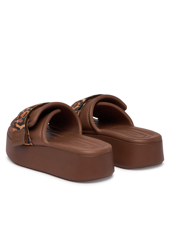 Melissa Шльопанці Melissa Melissa Free Fuzzy Slide Platform Ad 37835 Коричневий