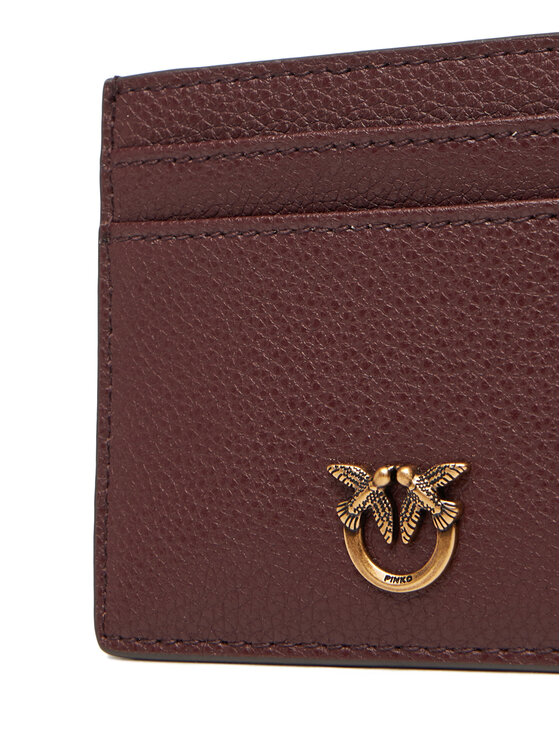 PINKO Etui za kreditne kartice PINKO Card Holder Simply AI 25-26 PCPL 103762 A29Q Smeđa