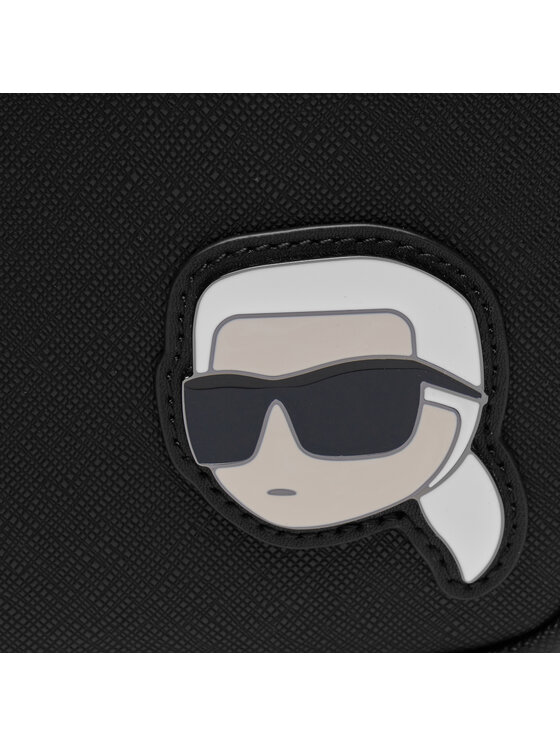 KARL LAGERFELD Torbica za okrog pasu KARL LAGERFELD 240M3123 Črna