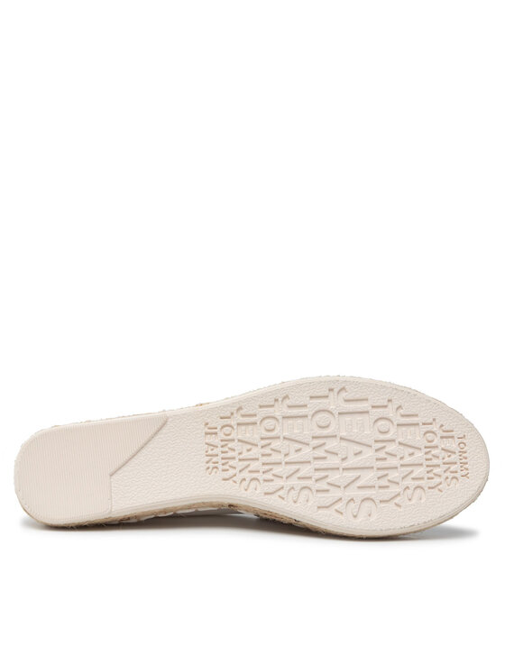 Tommy Jeans Espadryle Tommy Jeans Espadrille EN0EN01815 Biały