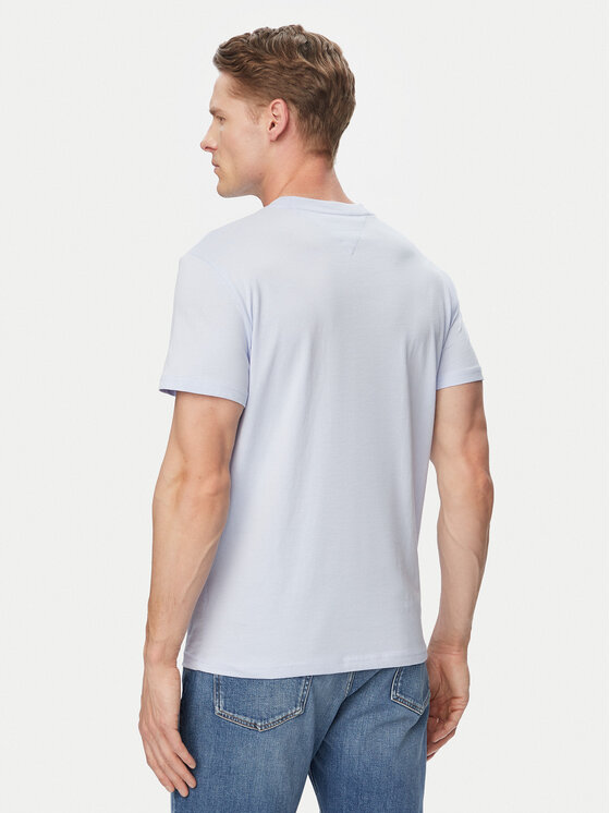 Tommy Jeans Tommy Jeans Camiseta Linear Chest DM0DM21780 Azul claro Slim Fit