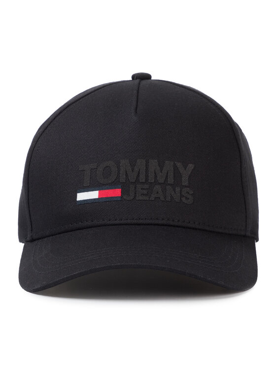 Tommy Jeans Czapka z daszkiem Tommy Jeans Tjw Logo Cap AW0AW07229 Czarny