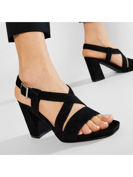 Solo Femme Sandali Solo Femme 42306-01-020/000-07-00 Črna
