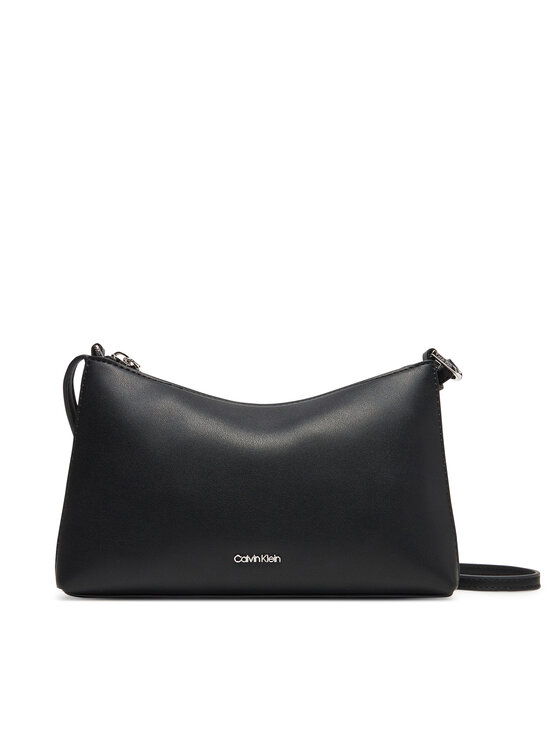 Calvin Klein Kabelka Calvin Klein Ck Must Conv Logo Jqd Strap Xbod LV04F3095G Čierna