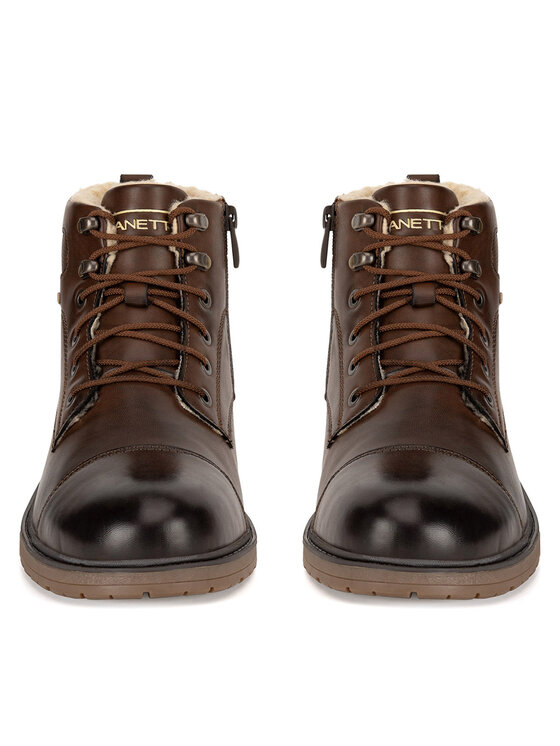 Lanetti Gležnjarji Lanetti MBS-6997-10 Rjava