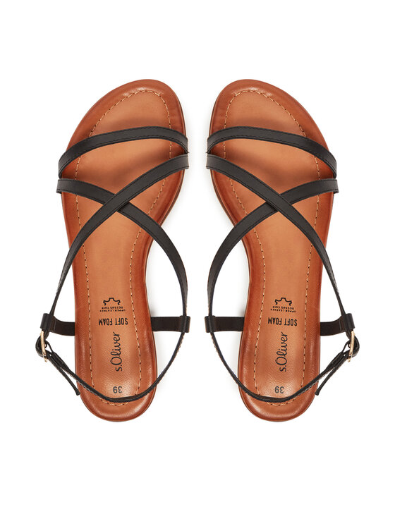 s.Oliver Sandále s.Oliver 5-28145-44 Čierna