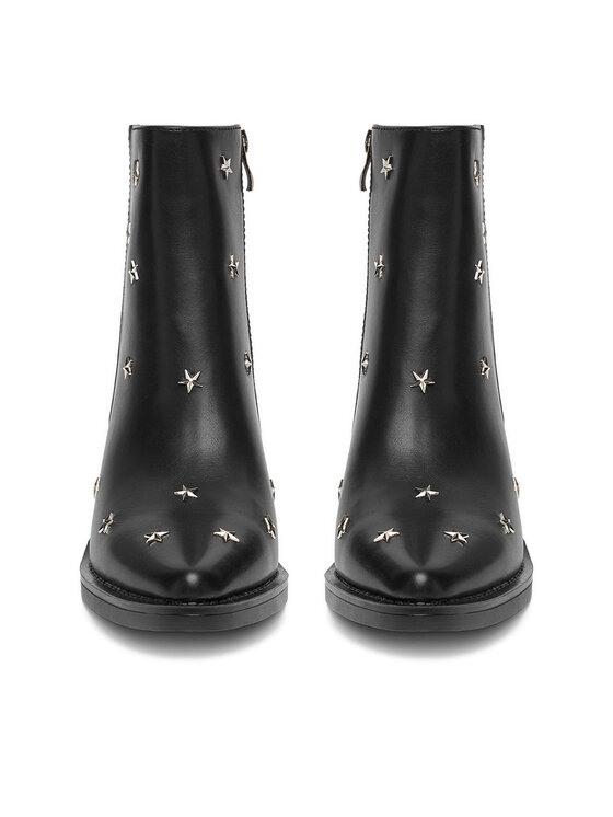 DeeZee Botki DeeZee 23689-13 Czarny