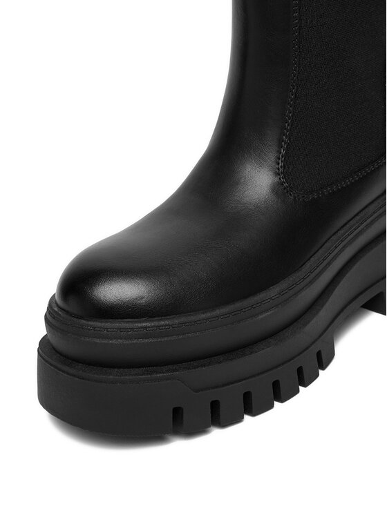 DeeZee Členková obuv s elastickým prvkom DeeZee CEO-HY60290S-1 Čierna