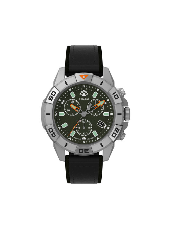 Timex Годинник Timex Expedition Ridge Chronograph TW2W16100 Чорний