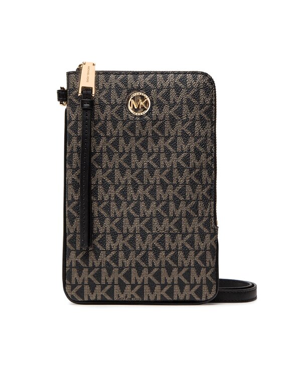 MICHAEL Michael Kors Puzdro na telefón MICHAEL Michael Kors Heritage 34F2G5HN6O Čierna