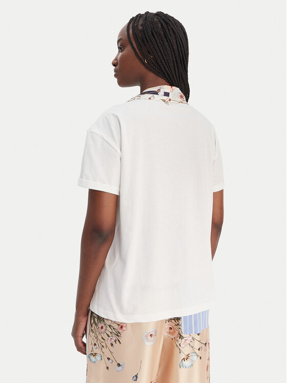 Liu Jo Liu Jo Camiseta WA6189 J6308 Blanco Regular Fit