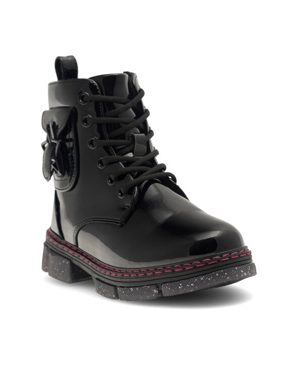 Nelli Blu Trapper stila apavi Nelli Blu CM230103-8 Melns