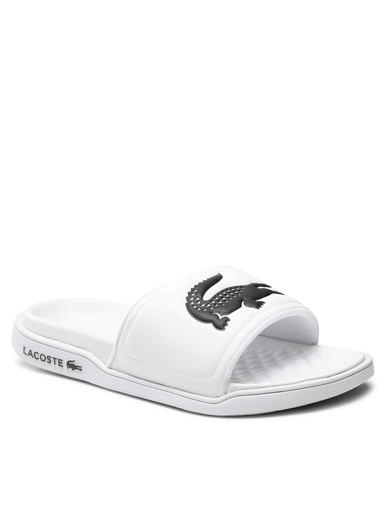 Lacoste Şlapi Lacoste Croco Dualiste 0922 2 Cfa 743CFA00401R5 Alb
