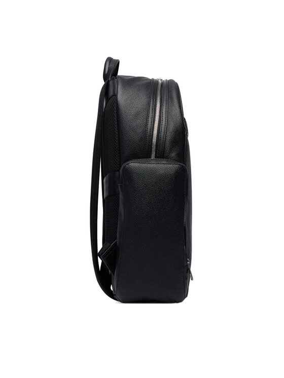 Tommy Hilfiger Mochila Tommy Hilfiger Th Business Leather Backpack AM0AM14684 Negro
