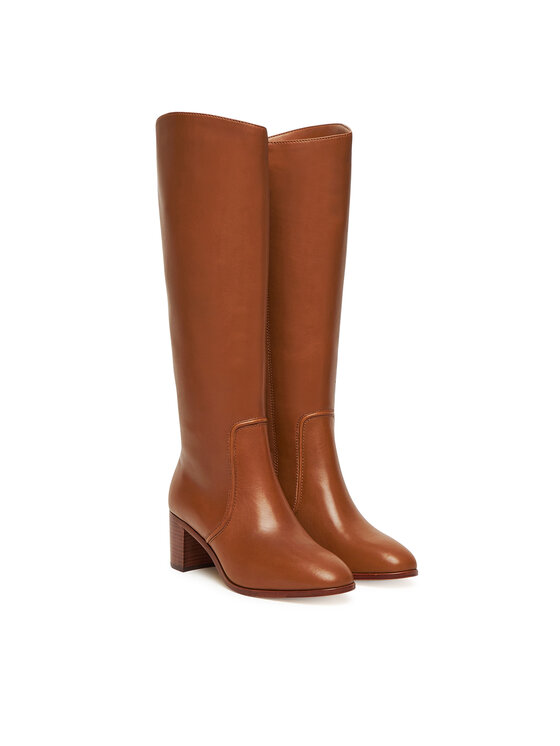 LAUREN RALPH LAUREN Cizme LAUREN RALPH LAUREN Charly Bo Tal 802974388001 Maro