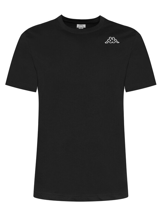 Kappa Kappa Conjunto de camisetas Logo Myrto 322563W Negro Regular Fit