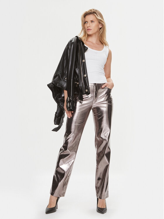 Guess Guess Топ W3YP68 KA0H1 Білий Slim Fit