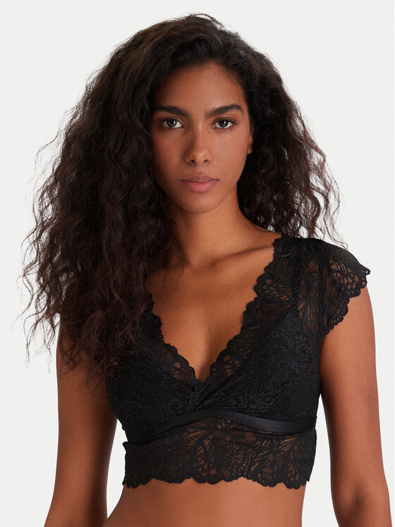Hunkemöller Hunkemöller Top de sujetador Posie 302448 Negro