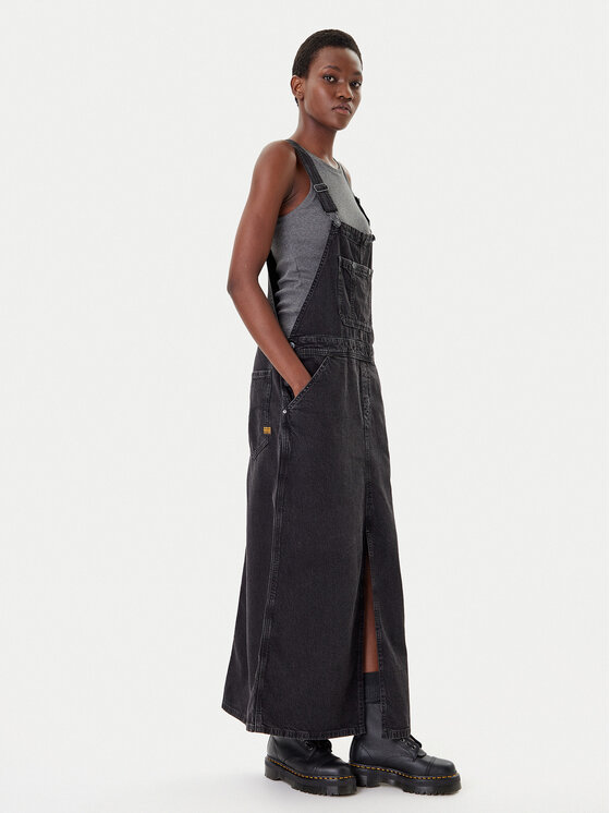G-STAR G-Star Raw Φόρεμα τζιν Skater D27734-E091 Γκρι Loose Fit