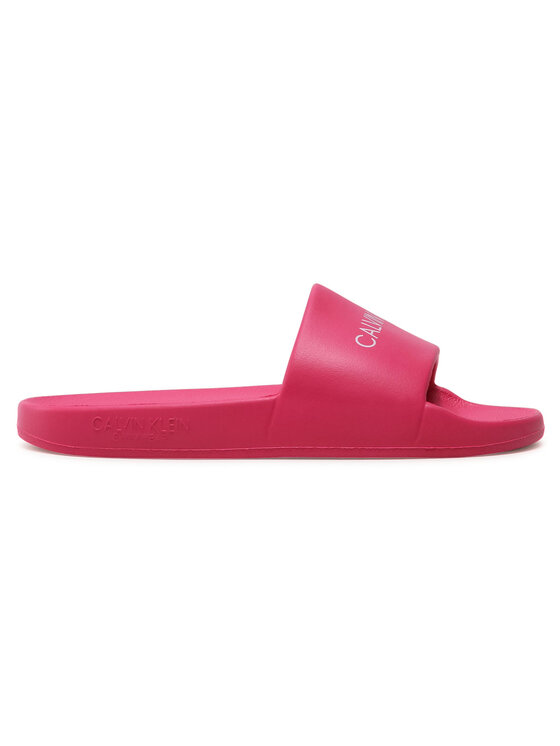 Calvin Klein Swimwear Παντόφλες Calvin Klein Swimwear One Mold Slide KK0KK00075 Ροζ