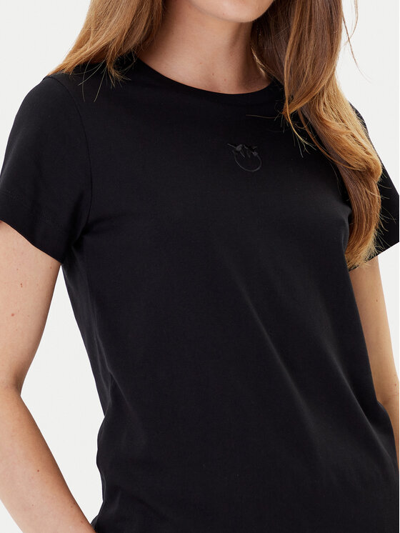 PINKO PINKO Camiseta Bussolotto 100355 A2RD Negro Regular Fit