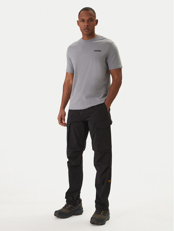Napapijri Napapijri Camiseta Smallbox NP0A88TR Gris Regular Fit