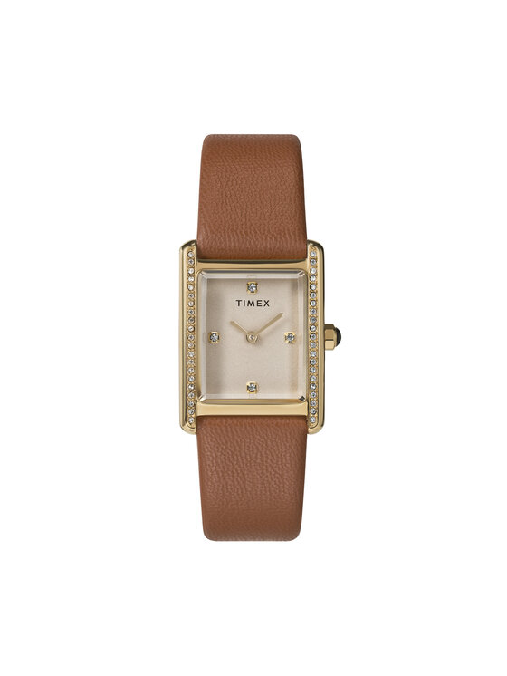 Timex Hodinky Timex Hailey TW2W63900 Hnedá