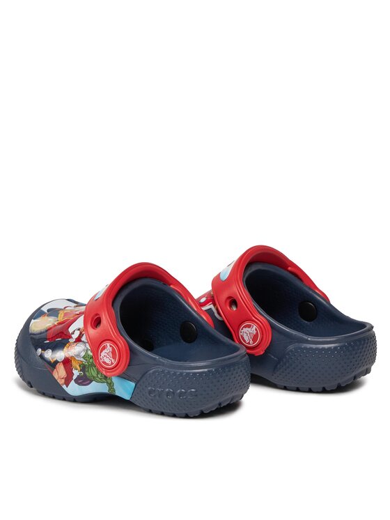 Crocs Šľapky Crocs Fl Avengers Patch Clog T Clog 207068 Tmavomodrá