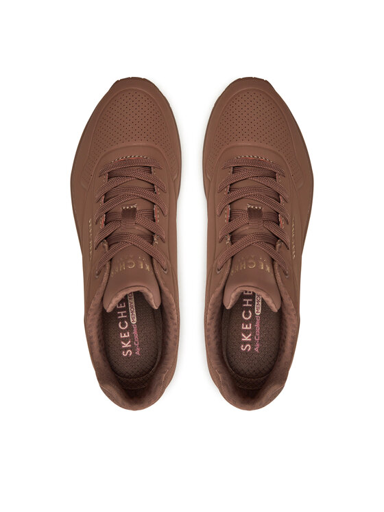 Skechers Снікерcи Skechers Uno - Stand on Air 73690 BRN Коричневий