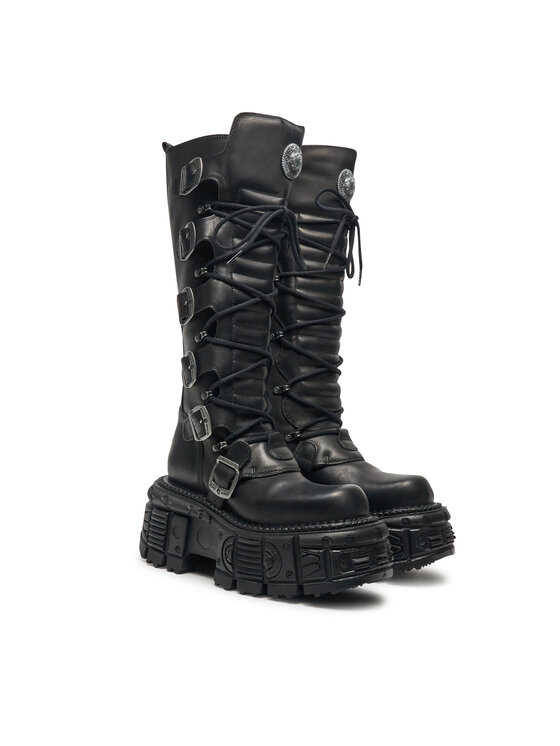 NEW ROCK Bakancs NEW ROCK M-272-S3 Fekete