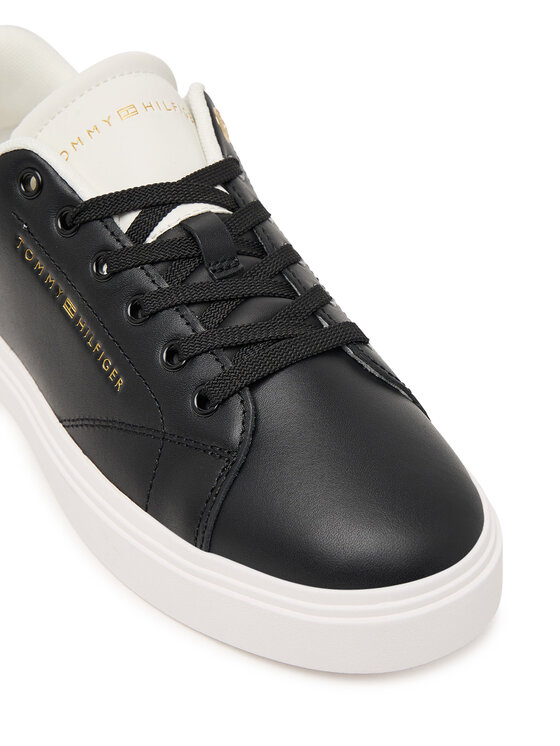 Tommy Hilfiger Αθλητικά Tommy Hilfiger Th Feminine Cupsole Leather FW0FW09105 Μαύρο