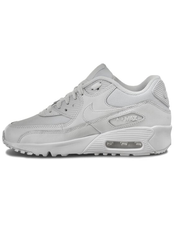 Nike Sneakersy Nike Air Max 90 Mesh (GS) 833418 100 Biały