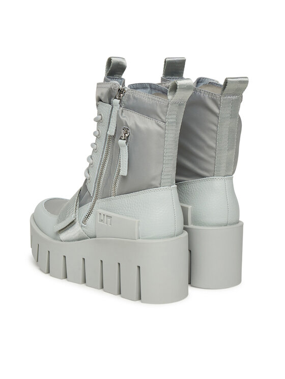 United Nude Šnurovacia obuv United Nude Grip Combat Lo 10961919165 Sivá