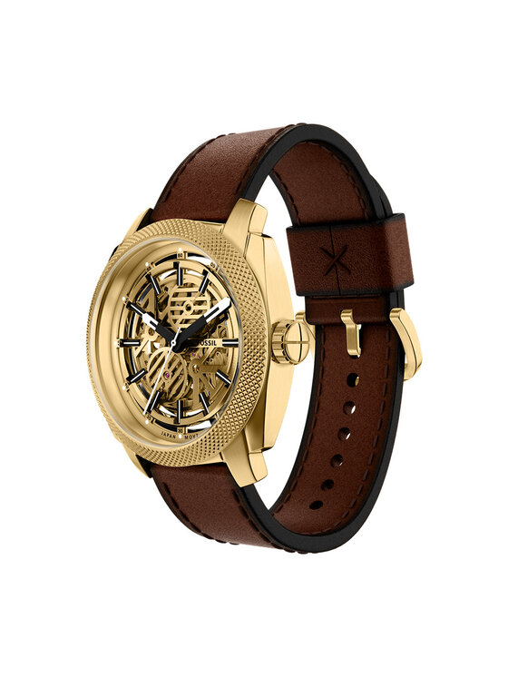 Fossil Годинник Fossil Machine ME3278 Коричневий