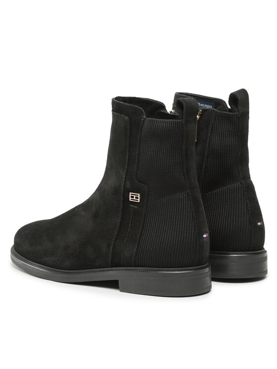 Tommy Hilfiger Botine Tommy Hilfiger Tommy Essentials Boot FW0FW07474 Negru