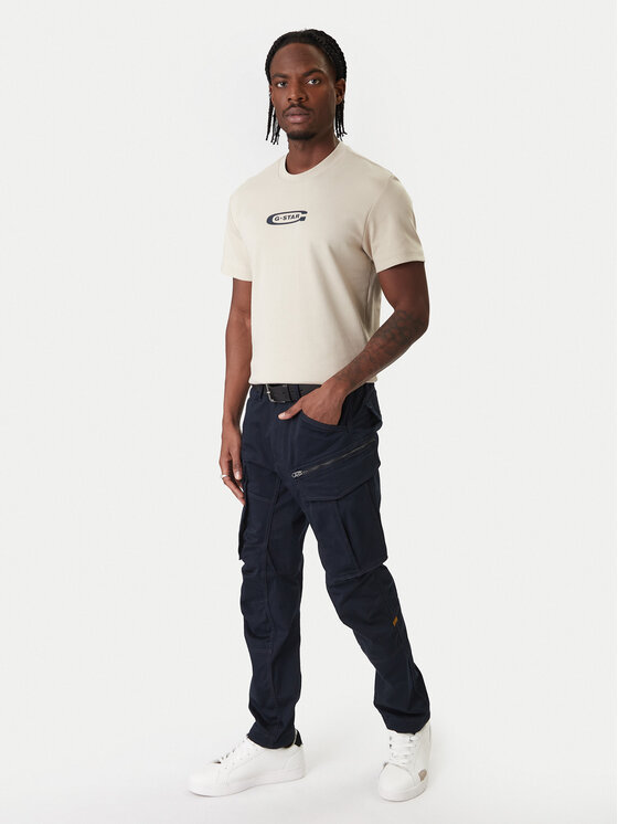 G-Star Raw G-Star Raw Camiseta Old Skool D25967-C812 Beis Regular Fit