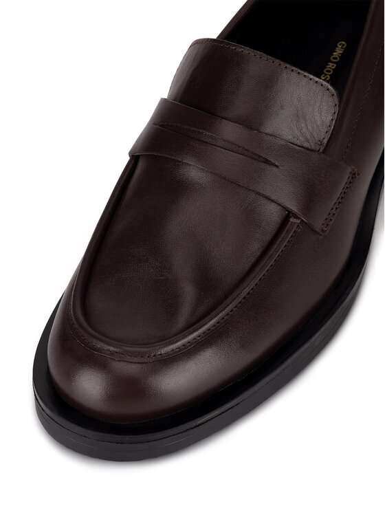 GINO ROSSI Mokasíny Gino Rossi NIDA-116001 Hnědá